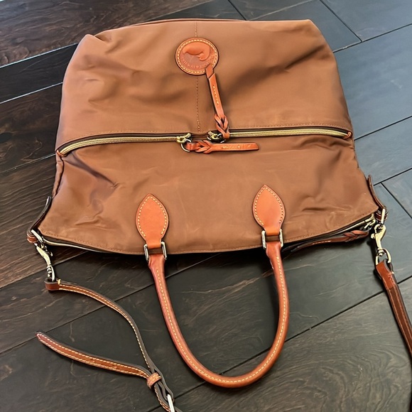 Dooney & Bourke brown canvas bag EUC - Picture 10 of 16